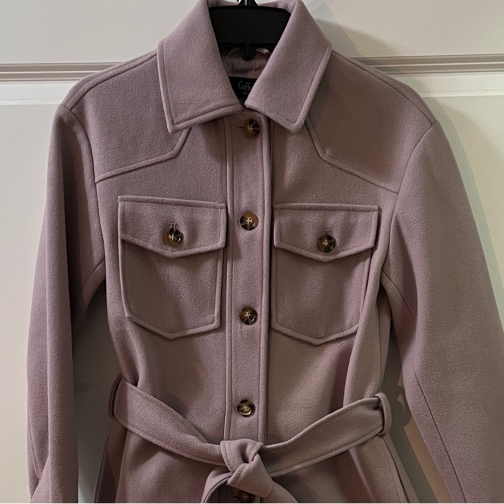CoffeeShop Women's Dusty Purple Utility Jacket